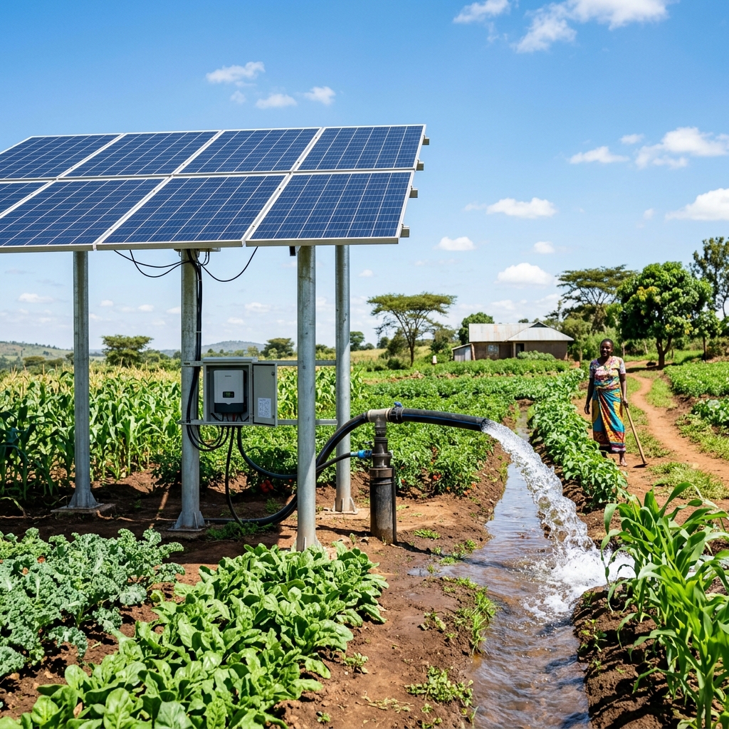 Solar Powered Agricultural Pump